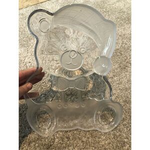 Rose Pearls Crystal Home Beautiful Teddy Bear Plate